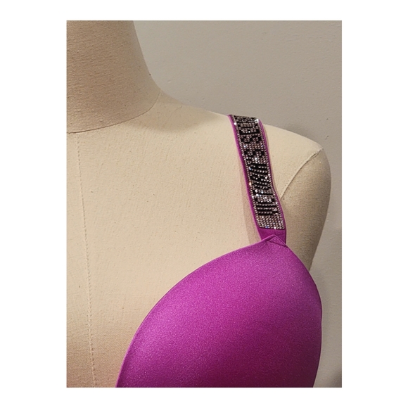 NWOT Victoria Secret Bombshell Add-2-Cups Swimsuit Push-up Top - Picture 7 of 8